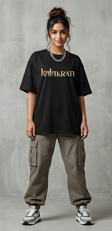 Between the Frames Oversized T-Shirt – 240 GSM Modern Storytelling Streetwear