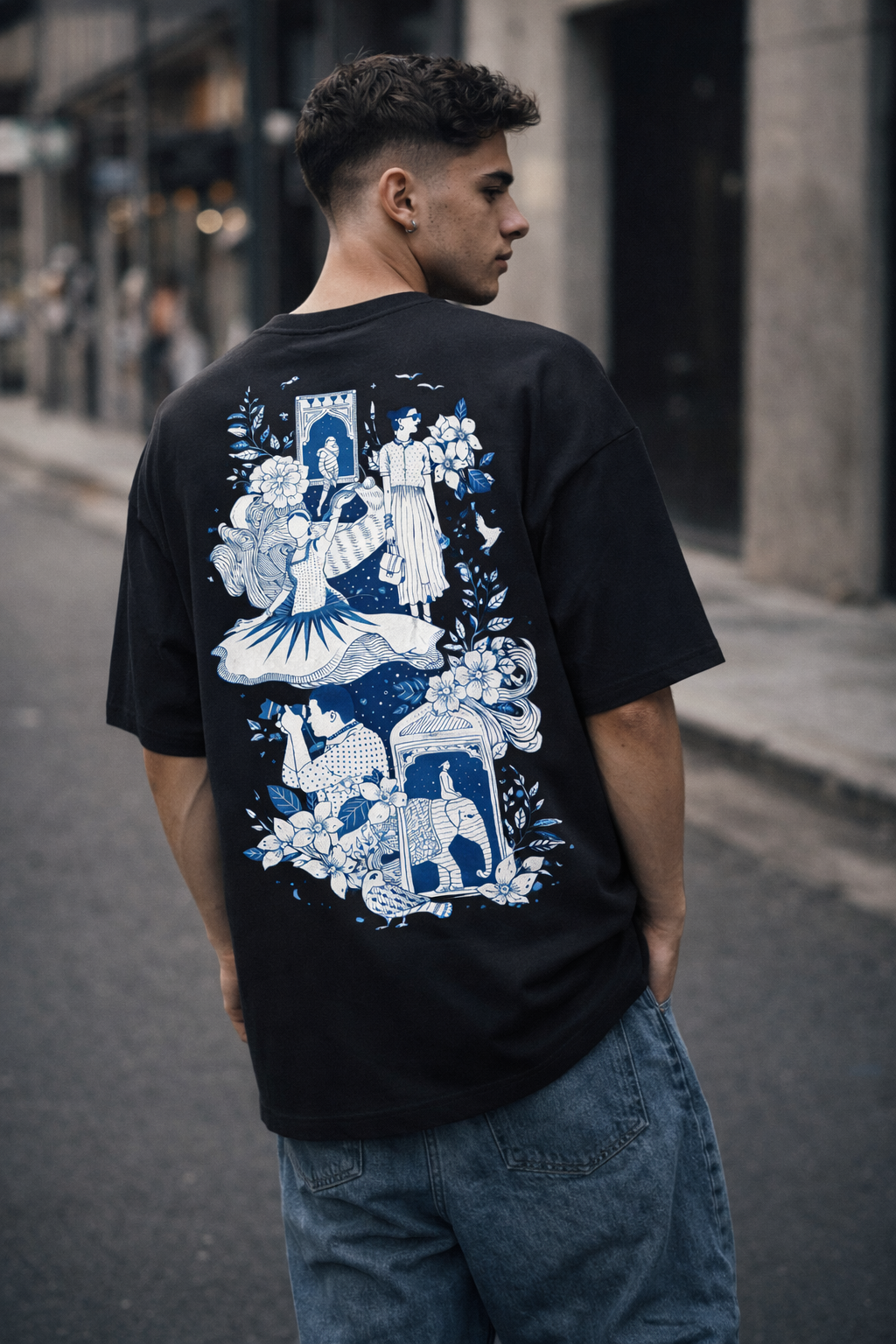 Between the Frames Oversized T-Shirt – 240 GSM Modern Storytelling Streetwear