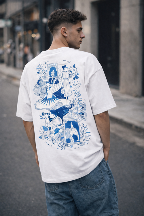 Between the Frames Oversized T-Shirt – 240 GSM Modern Storytelling Streetwear