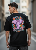Eravat Elephant Oversized T-Shirt – 240 GSM Premium Indian Pop Culture Streetwear