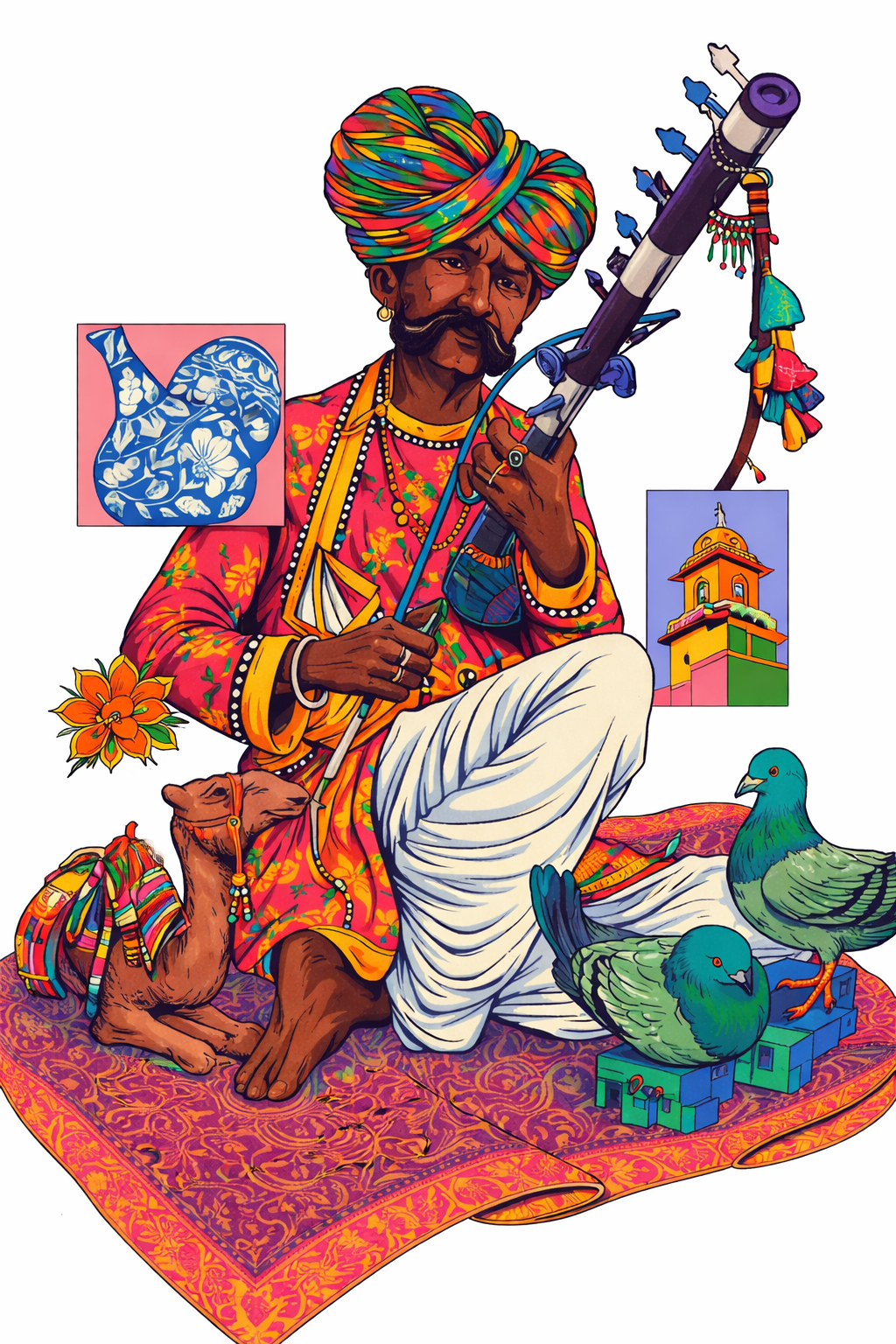 Heritage Hustle Graphic Oversized T-Shirt | 240 GSM Indian Roots Streetwear